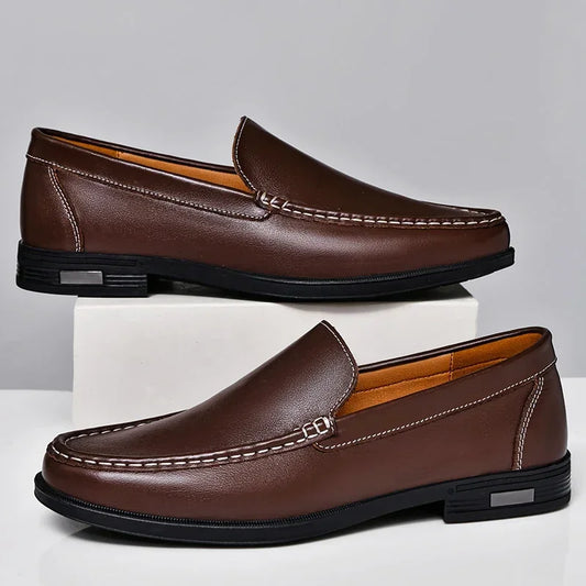 Italian Style Leather Loafers