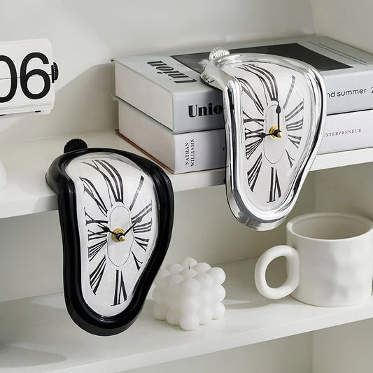 Surrealist Melting Wall Clock