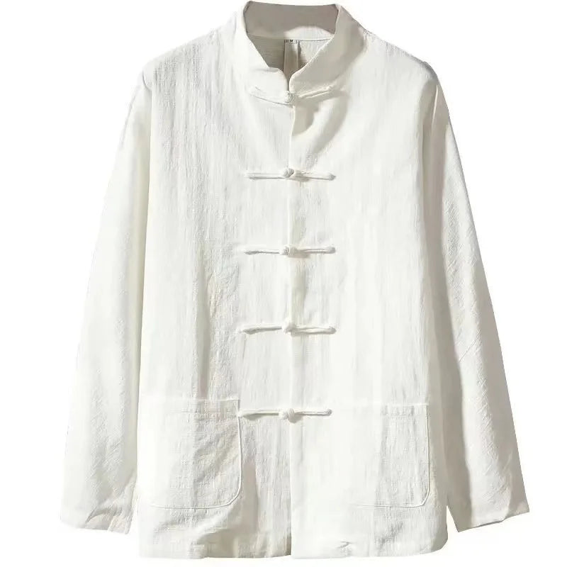 Men's Cotton Linen Blouse