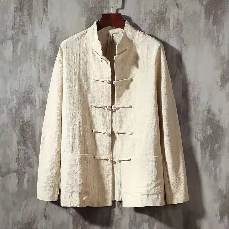 Men's Cotton Linen Blouse