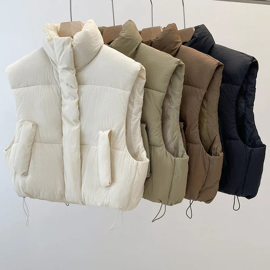 Warm Puffer Vest for Women