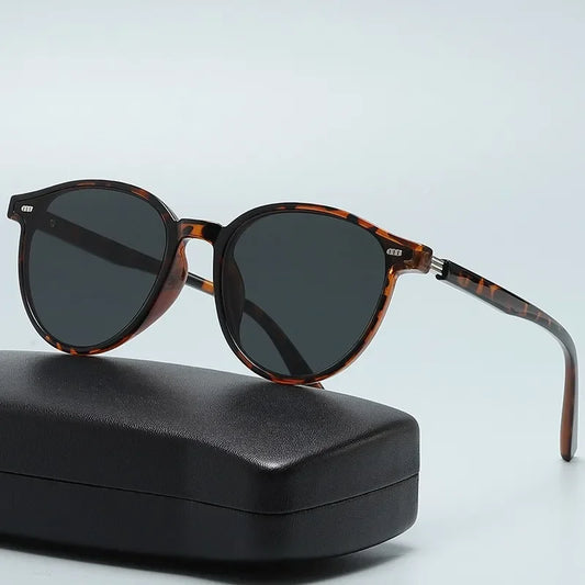 Vintage Oval Slim Sunglasses