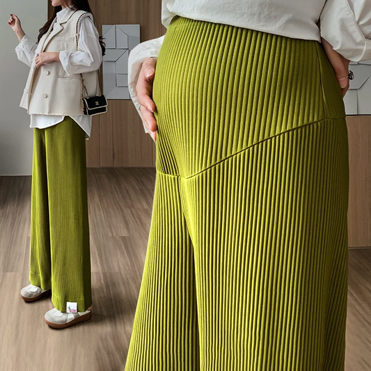 Comfort Fit Maternity Wide Leg Pants